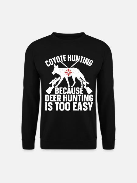 Coyote Hunter Yote - Unisex Sweatshirt - black