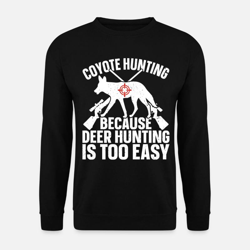 Coyote Hunter Yote - Unisex Sweatshirt - black