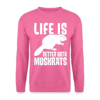 Retro - Unisex Sweatshirt - pink - Front