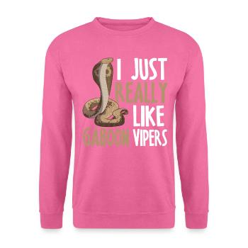 Propriétaires de serpents - Sweat-shirt Unisexe - rose - Devant