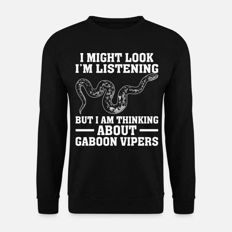 Schlangenbesitzer - Unisex Pullover - Schwarz