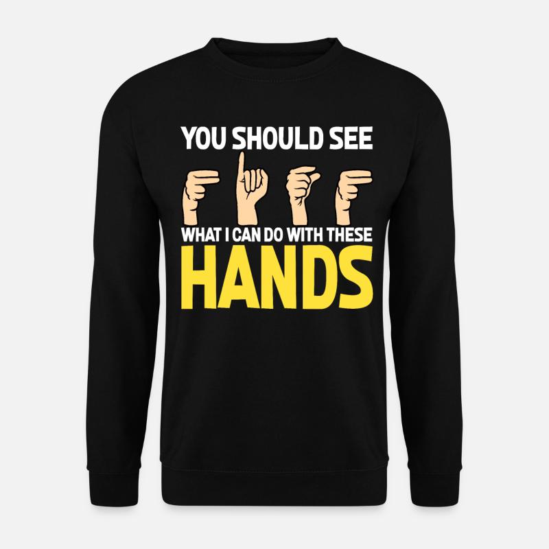 Deaf Pride ASL - Unisex Sweatshirt - black