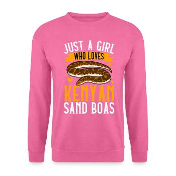 Propriétaire de serpent - Sweat-shirt Unisexe - rose - Devant