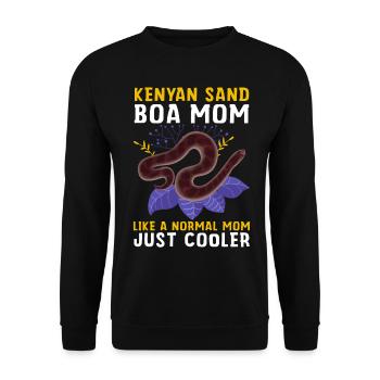 Schlangenbesitzer - Unisex Pullover - Schwarz - Vorne - Alina (178cm) & Michal (187cm)