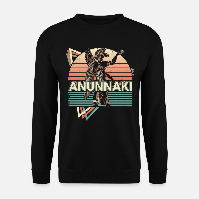 Anunnaki Antike Sumerer Babylonier Assyrer - Unisex Pullover - Schwarz