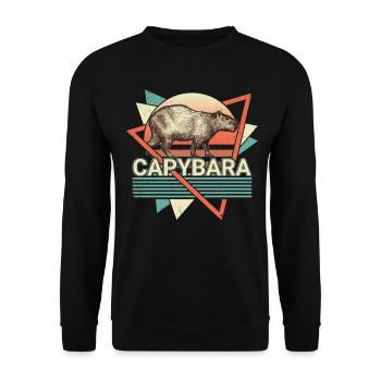 Chupacabra Crypto Cryptozoologie Rétro - Sweat-shirt Unisexe - noir - Devant - Alina (178cm) & Michal (187cm)