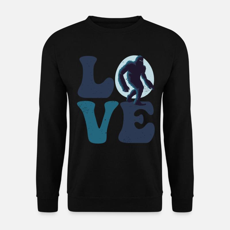 Bigfoot Sasquatch - Unisex Pullover - Schwarz