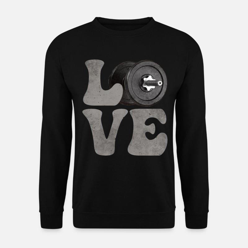 Bodybuilding Bodybuilder Gewichte - Unisex Pullover - Schwarz