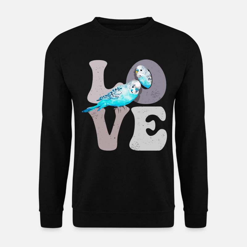 Budgie Budgie Parrot - Unisex Sweatshirt - black