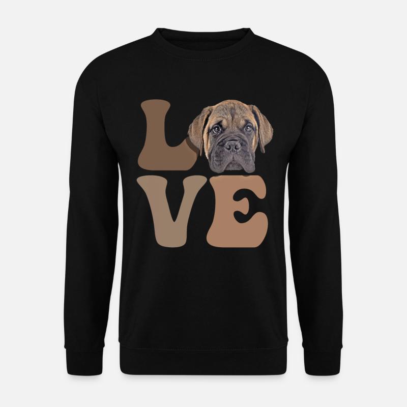 Bullmastiff Hund - Unisex Pullover - Schwarz