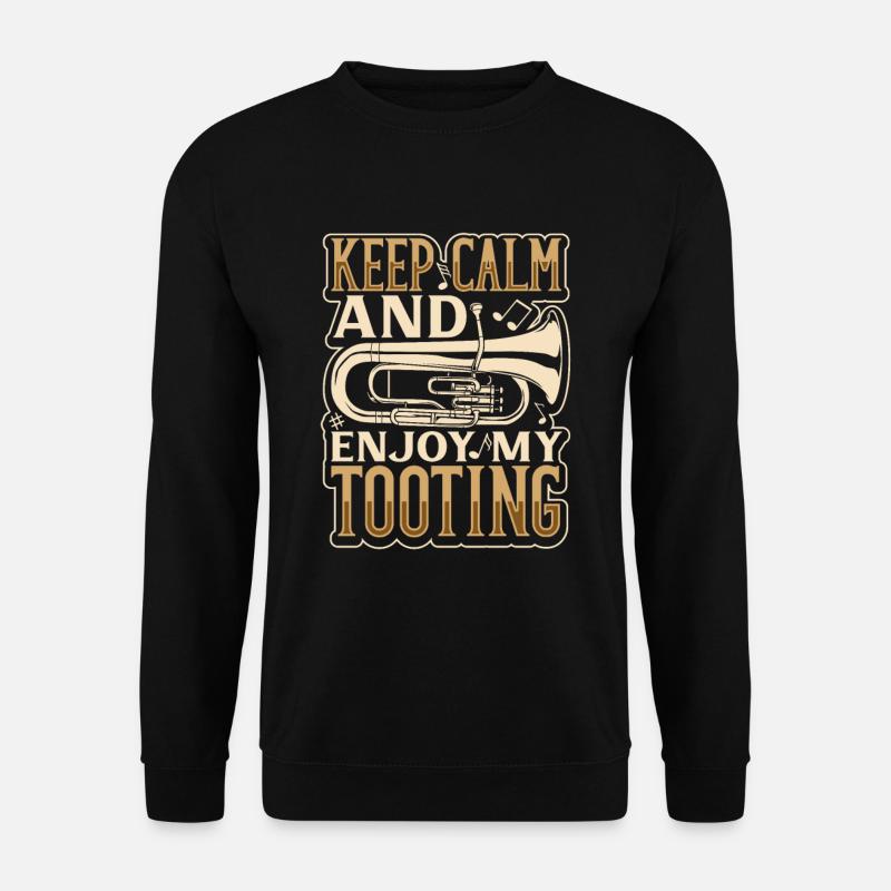 Enjoy my tooting - Euphonium - Sweat-shirt Unisexe - noir