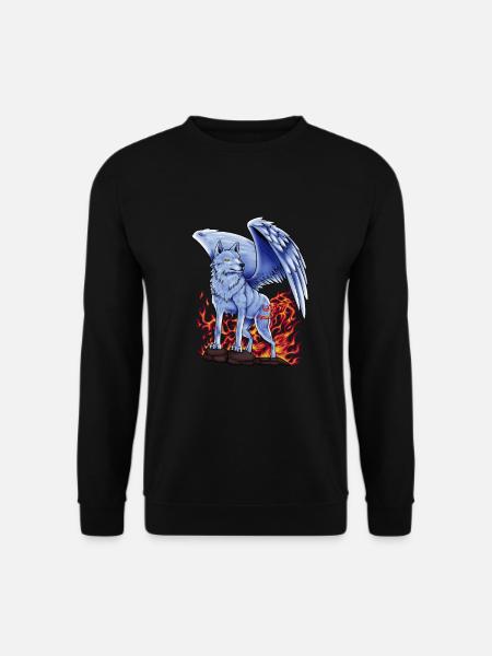 Slawischer Gott Simargl - Unisex Pullover - Schwarz