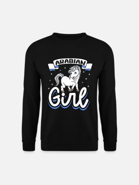 Fille arabe - Sweat-shirt Unisexe - noir