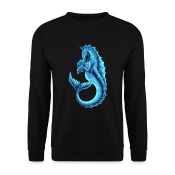 Mythologie écossaise - Chaque Uisge - Sweat-shirt Unisexe - noir - Devant - Alina (178cm) & Michal (187cm)
