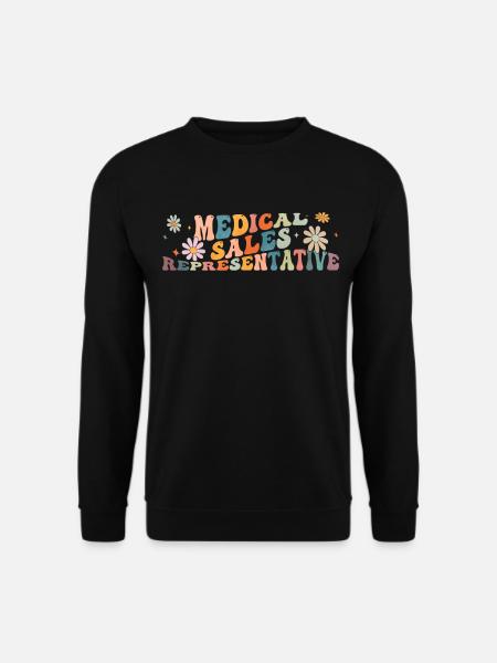 Groovy Medical Sales Representative - Unisex Sweatshirt - black