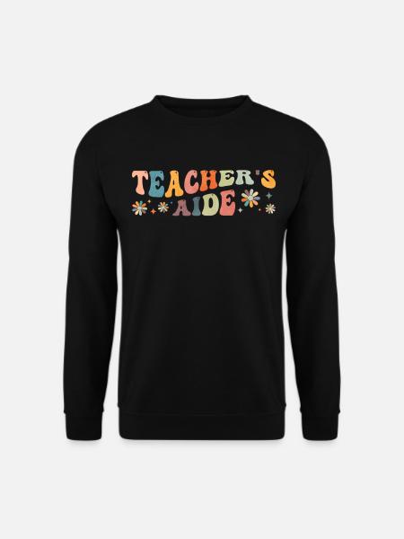 Groovy Teacher's Aide Assistentin des Lehrers - Unisex Pullover - Schwarz