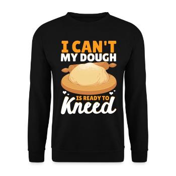 Funny bread baking baker - Unisex Sweatshirt - black - Front - Alina (178cm) & Michal (187cm)