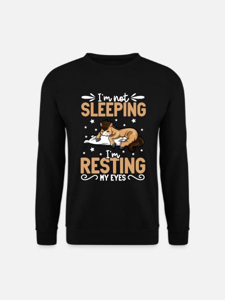 I don't sleep - Horse - Unisex Sweatshirt - black