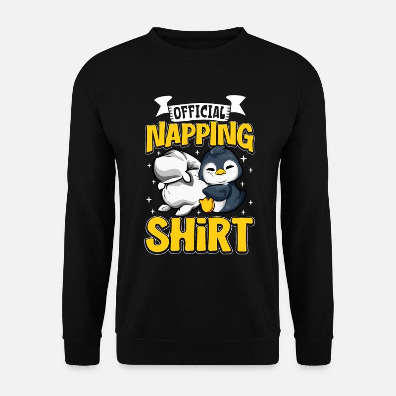 Offizielles Schlafshirt Pinguin - Unisex Pullover - Schwarz