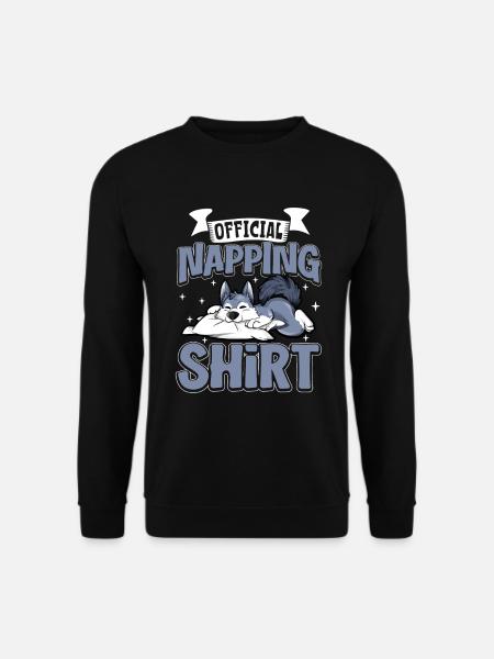 Offizielles Schlafshirt Wolf - Unisex Pullover - Schwarz