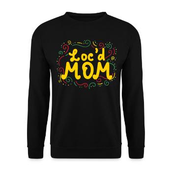 Dreadlocks Rastafari Rasta Afro - Unisex Sweatshirt - black - Front - Alina (178cm) & Michal (187cm)
