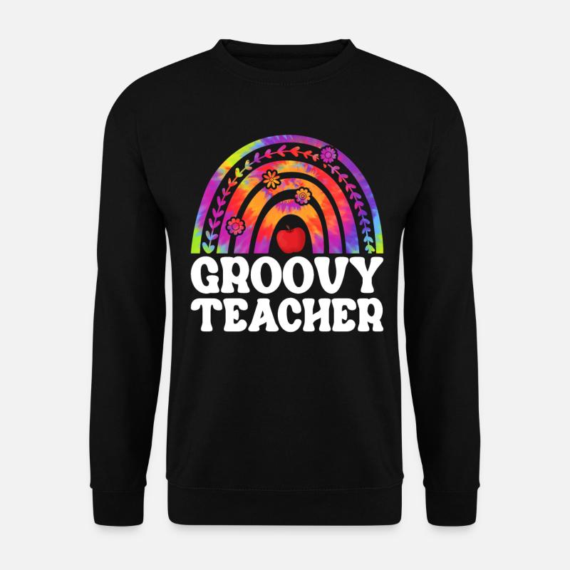 Hippie Frieden Liebe Lehre - Unisex Pullover - Schwarz