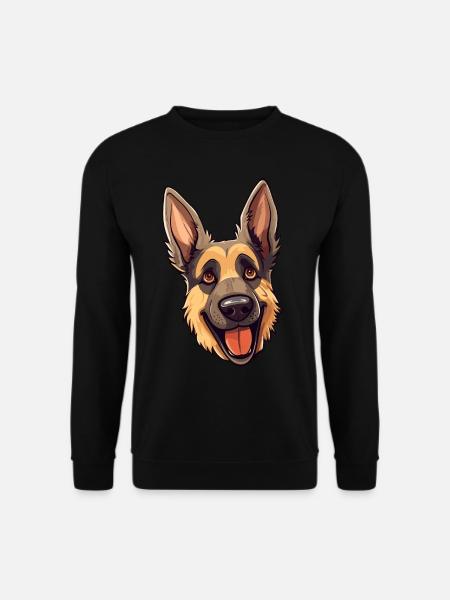 Just A Girl Who Loves German Shepherd für - Unisex Pullover - Schwarz