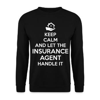 Weird broker - Unisex Sweatshirt - black - Front - Alina (178cm) & Michal (187cm)