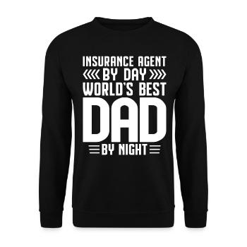Weird broker - Unisex Sweatshirt - black - Front - Alina (178cm) & Michal (187cm)