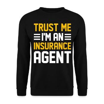 Weird broker - Unisex Sweatshirt - black - Front - Alina (178cm) & Michal (187cm)