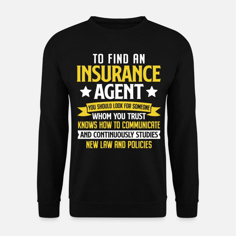 Komischer Broker - Unisex Pullover - Schwarz