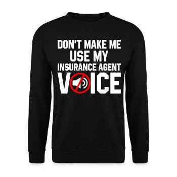 Weird broker - Unisex Sweatshirt - black - Front - Alina (178cm) & Michal (187cm)