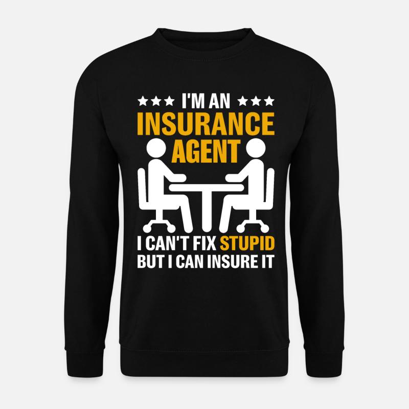 Komischer Broker - Unisex Pullover - Schwarz