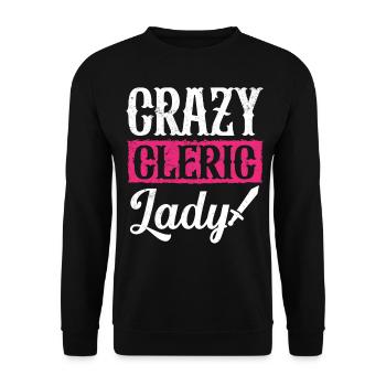 Drôle de Larp Live Action Jeu de rôle Gamer - Sweat-shirt Unisexe - noir - Devant - Alina (178cm) & Michal (187cm)