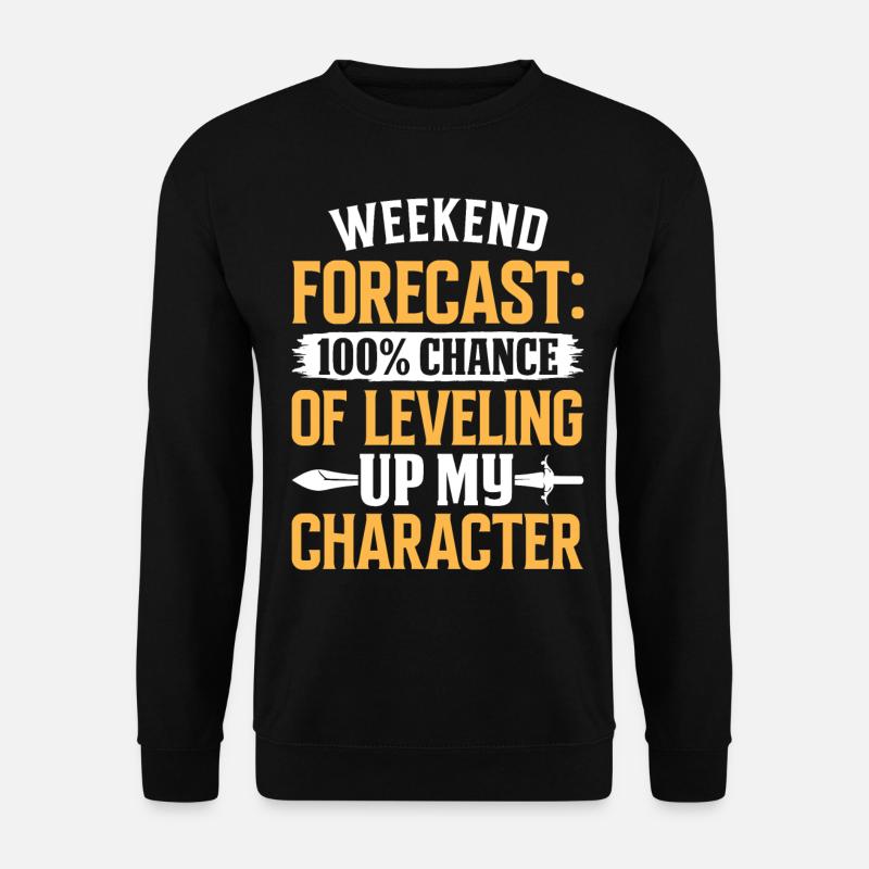 Lustiges Larp Live-Action-Rollenspiel - Unisex Pullover - Schwarz