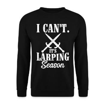 Fun Larp Live-Action RPG - Unisex Sweatshirt - black - Front - Alina (178cm) & Michal (187cm)