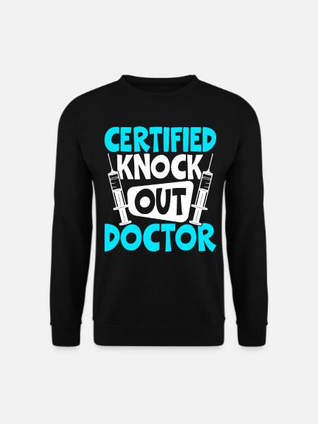 Funny Anesthesiologist Anesthesiology - Unisex Sweatshirt - black