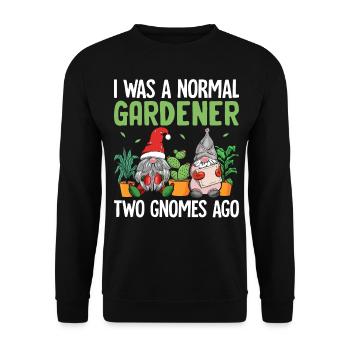Drôles de nains de jardin - Sweat-shirt Unisexe - noir - Devant - Alina (178cm) & Michal (187cm)