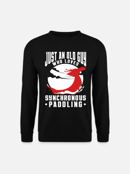 Courses de bateaux-dragons amusantes - Sweat-shirt Unisexe - noir