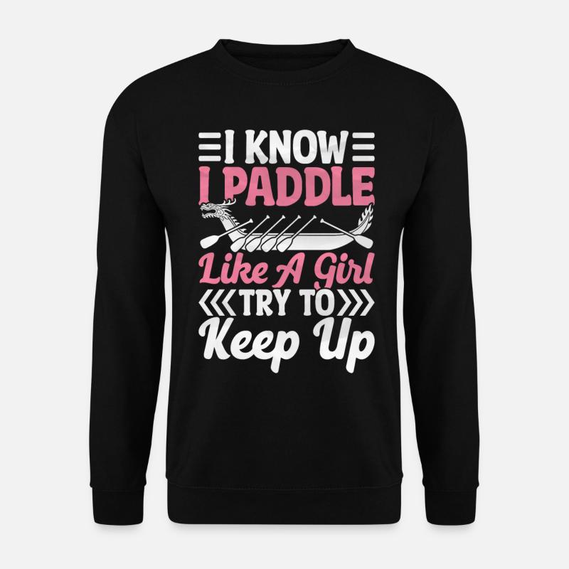 Fun dragon boat races - Unisex Sweatshirt - black