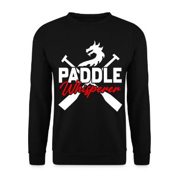 Fun dragon boat races - Unisex Sweatshirt - black - Front - Alina (178cm) & Michal (187cm)