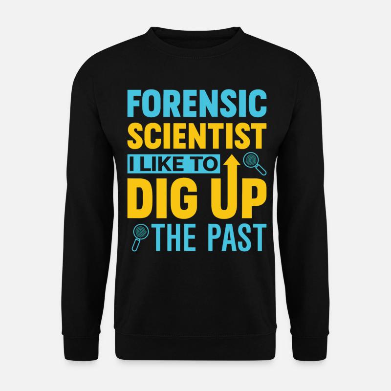 Lustiger wissenschaftlicher Ermittler - Unisex Pullover - Schwarz