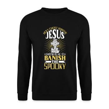 Chasseur du Saint- - Sweat-shirt Unisexe - noir - Devant - Alina (178cm) & Michal (187cm)