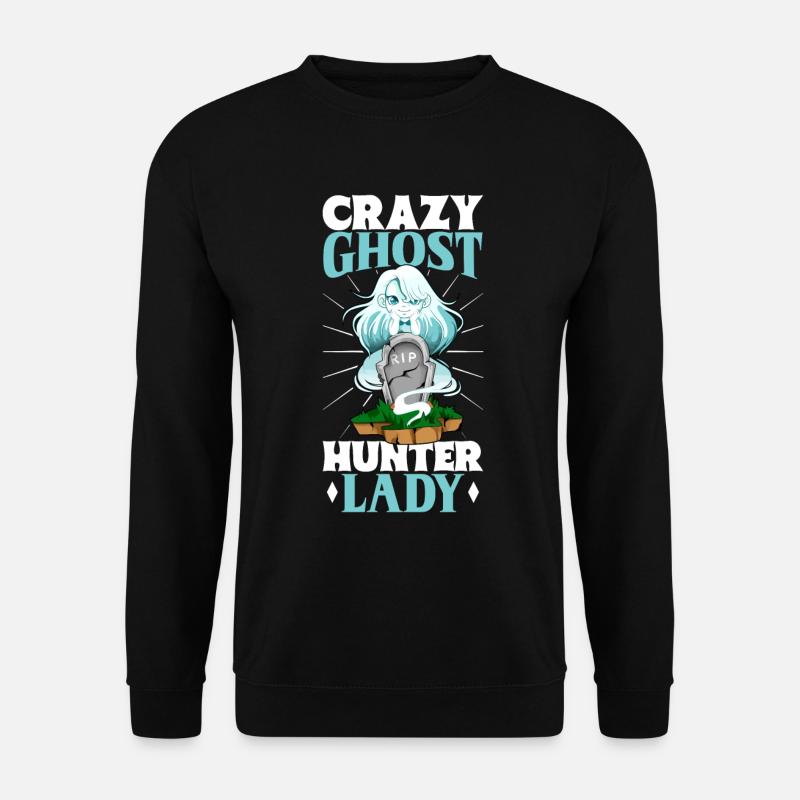 Crazy Ghostbusters Lady - Unisex Sweatshirt - black