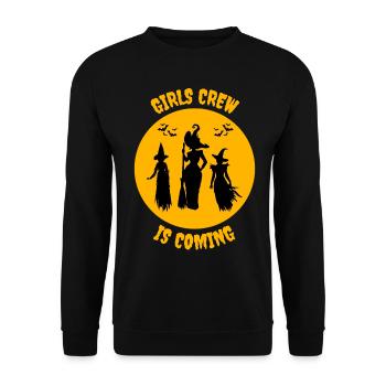 Halloween Sorcières Filles - Sweat-shirt Unisexe - noir - Devant - Alina (178cm) & Michal (187cm)