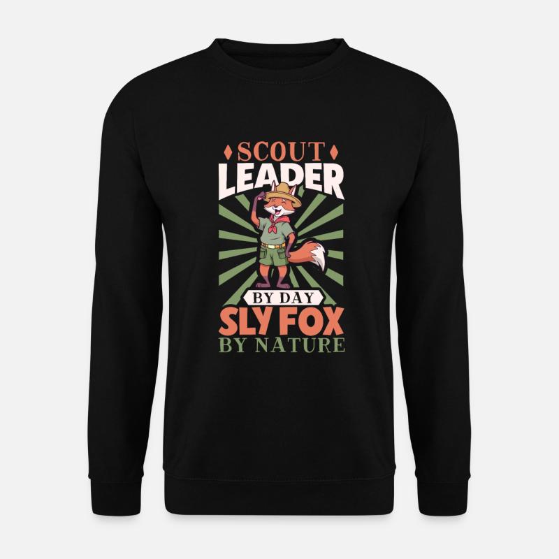 Fox - Professeur scout - Sweat-shirt Unisexe - noir