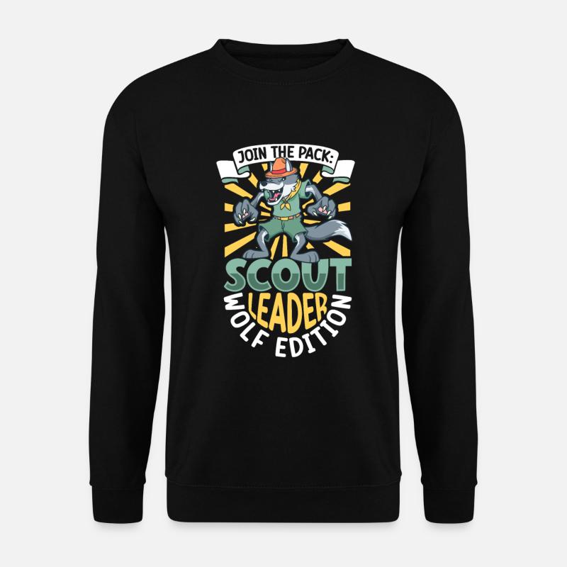 Wolf - Boy Scout Teacher - Unisex Sweatshirt - black