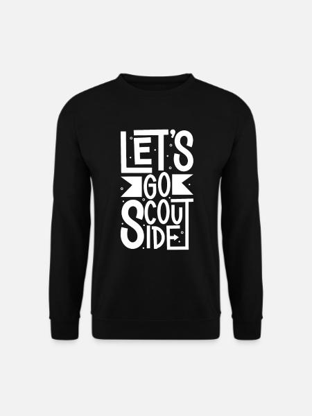 Let's go out - Boy Scouts - Unisex Sweatshirt - black