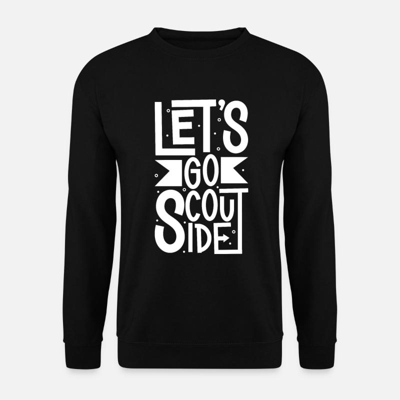 Let's go out - Boy Scouts - Unisex Sweatshirt - black