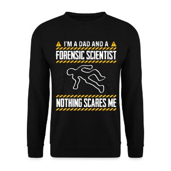 Drôle de science - Sweat-shirt Unisexe - noir - Devant - Alina (178cm) & Michal (187cm)